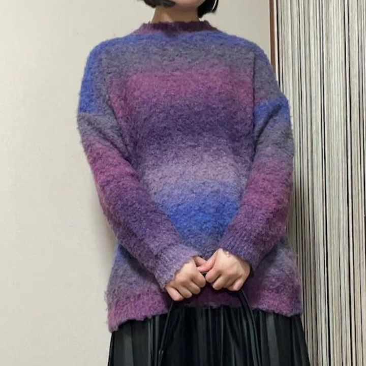 Stylish women's jumper in soft knit CYNTHIA