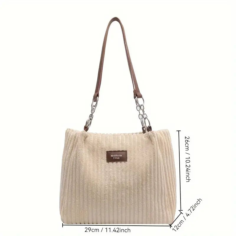 Clémence™ bag in corduroy: stylish everyday elegance with maximum comfort