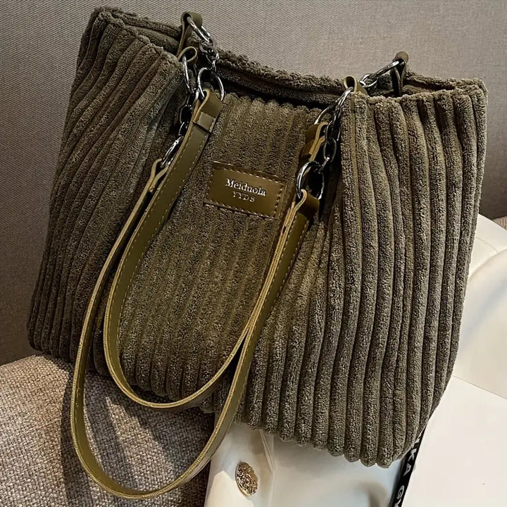 Clémence™ bag in corduroy: stylish everyday elegance with maximum comfort