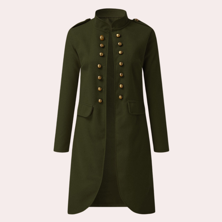 A stylish and elegant mid-length LIANA jacket that will accentuate your feminine charm!