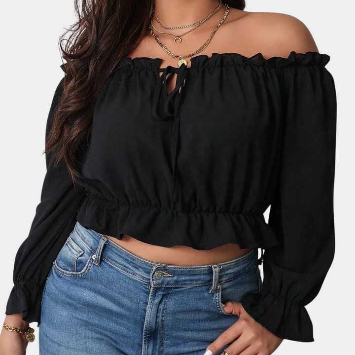 RAEGAN - Elegant women's T-shirt with a contemporary style that impresses