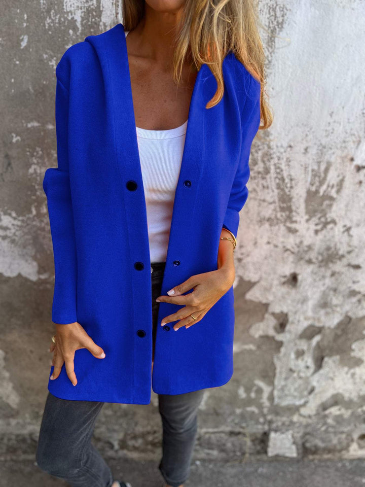 Élise™ coat with buttons - Elegance and Style in One!