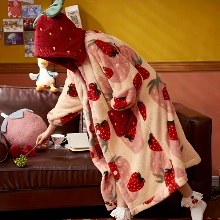 AIZA - Luxury hooded blanket for women, your reliable comfort companion!