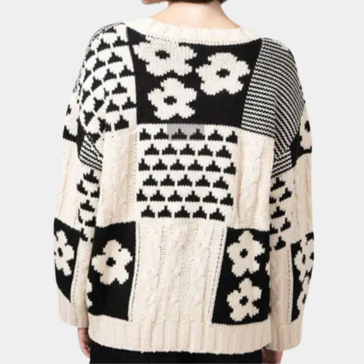Women's stylish jumper - timeless ABIGAIL pattern
