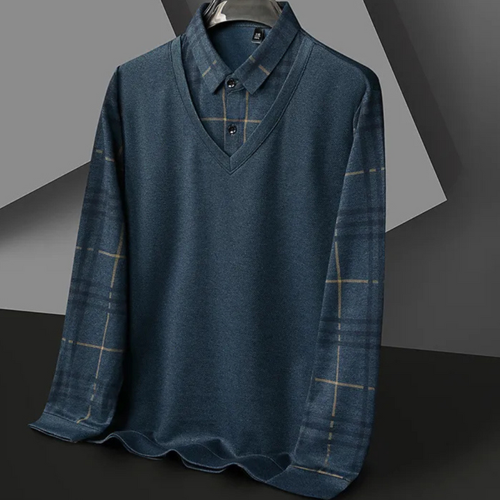 Stylish classic T-shirt for men - Elegance and uniqueness from DELFIN