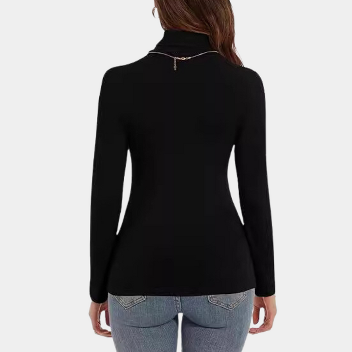 IVYANNA - Elegant women's jumper with a v-neck, perfect for any occasion!