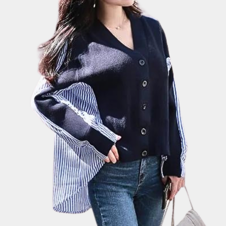 Stylish long-sleeved women's blouse - a pinch of modern elegance!