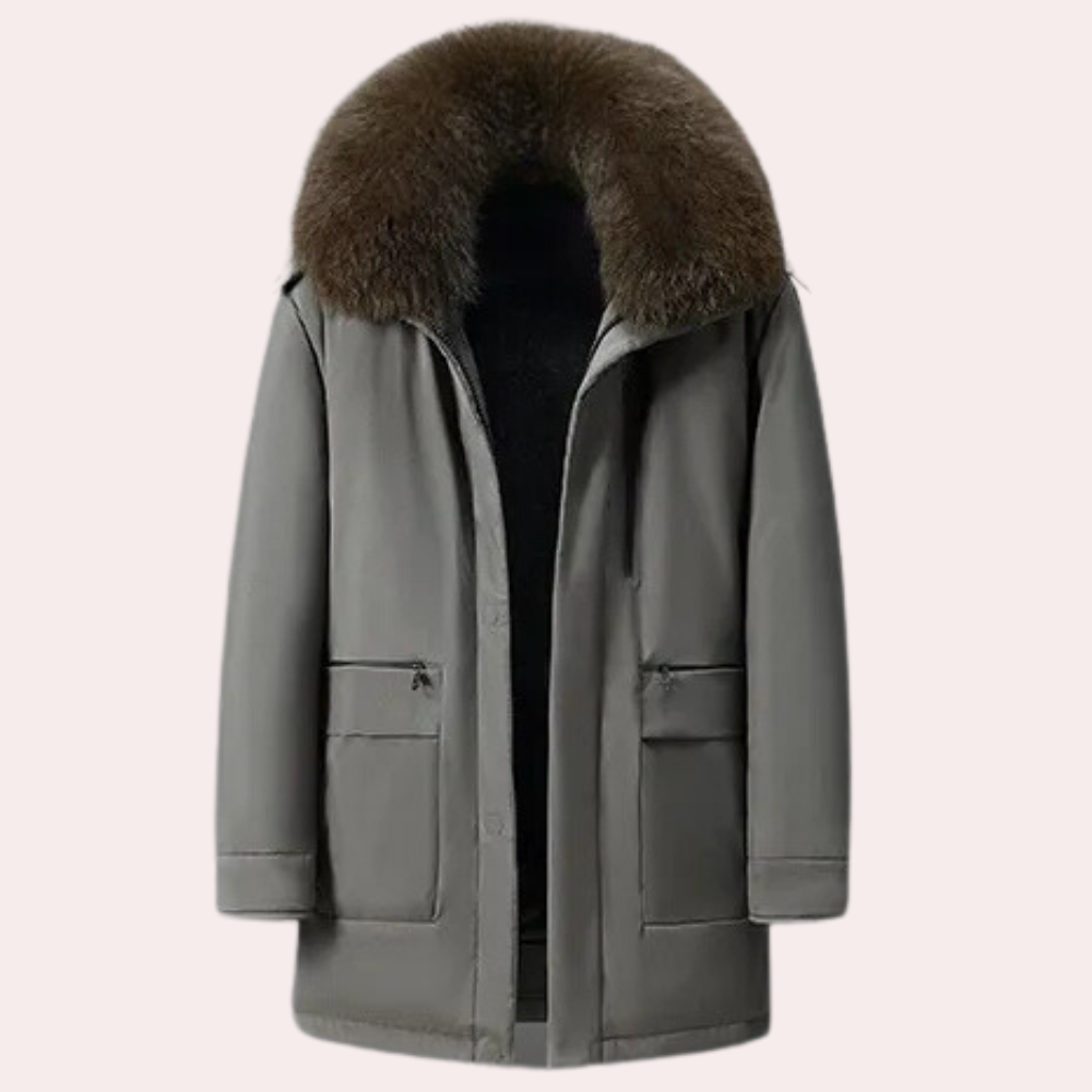 Luxury men's coat BARDAN - exceptional comfort and elegance