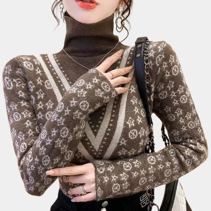 ELANY women's winter jumper - The perfect choice for elegant and stylish outfits!