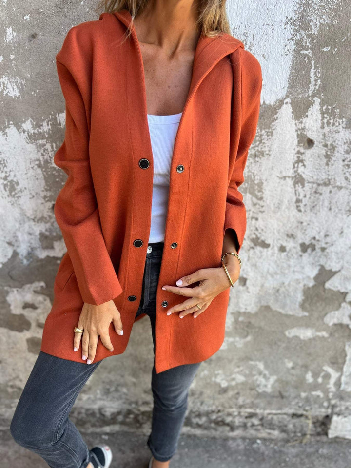 Élise™ coat with buttons - Elegance and Style in One!