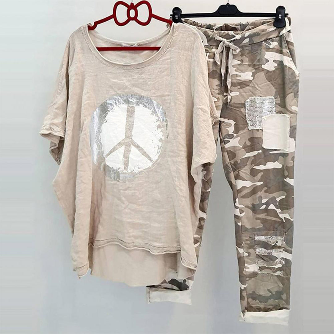 Elegant summer two-piece set from ANNOESKA - perfect for warm days!