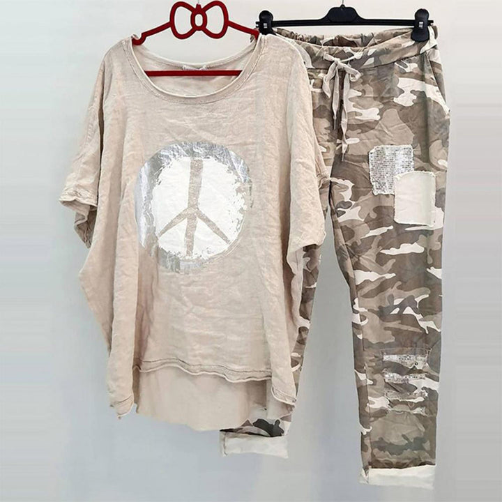 Elegant summer two-piece set from ANNOESKA - perfect for warm days!
