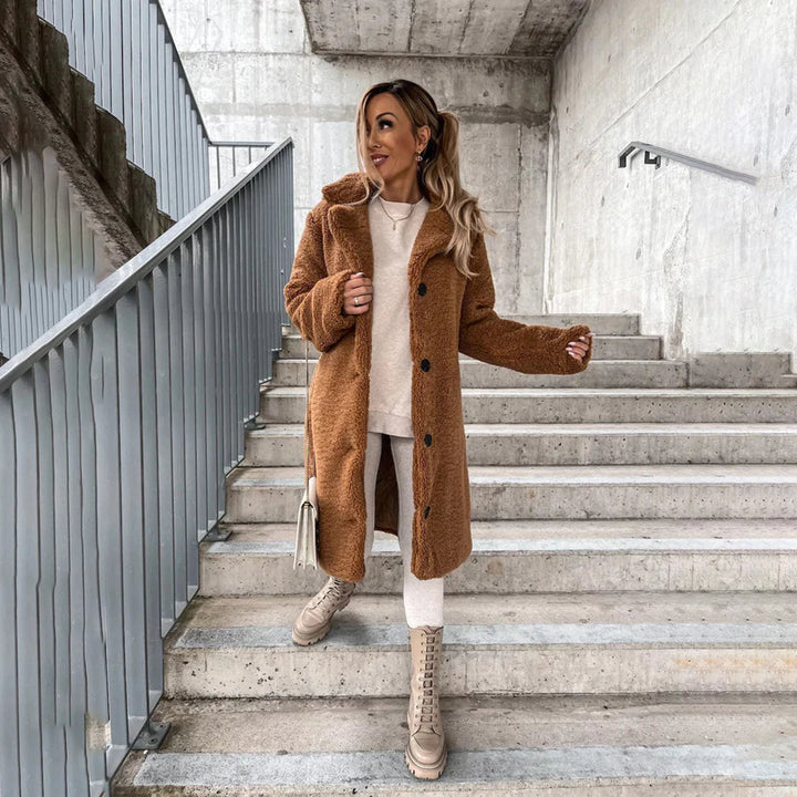 Phenomenal long jacket for women Aurora - a combination of elegance and style in every detail