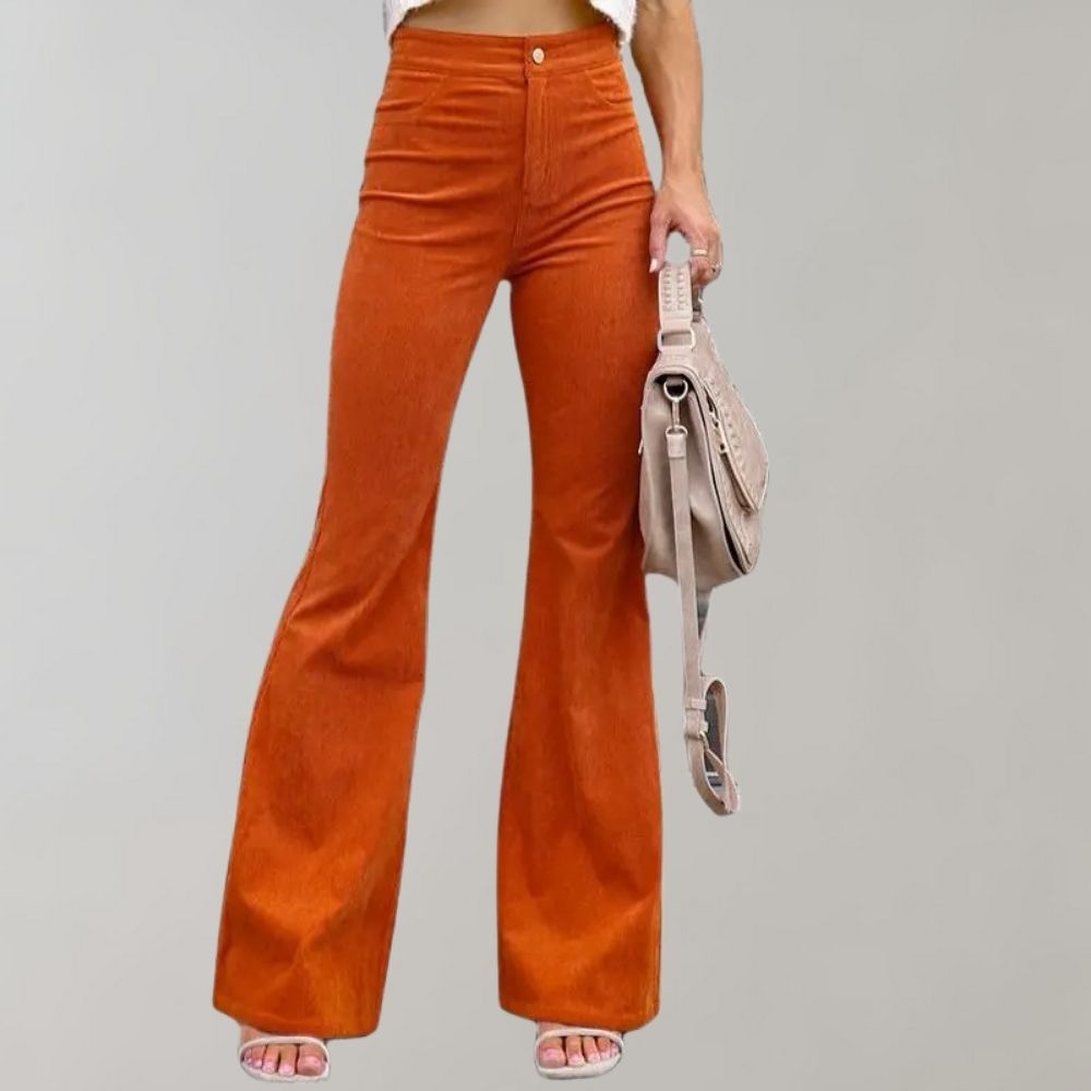 Abel - Elegant corduroy trousers with a flared cut!