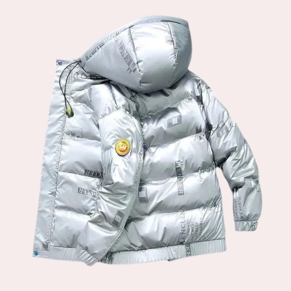 Alfred - Stylish men's winter coat with adjustable hood for a smart look