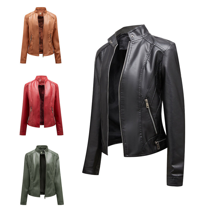 The classic SLAVKA leather jacket: an enduring elegance that will highlight your unique style