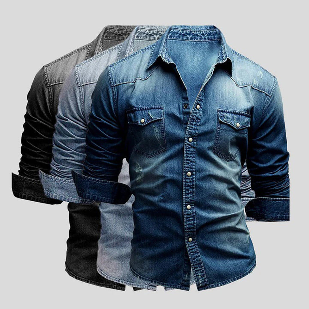 Stylishly elegant LARRY long sleeve shirt - a combination of casual and sophisticated class