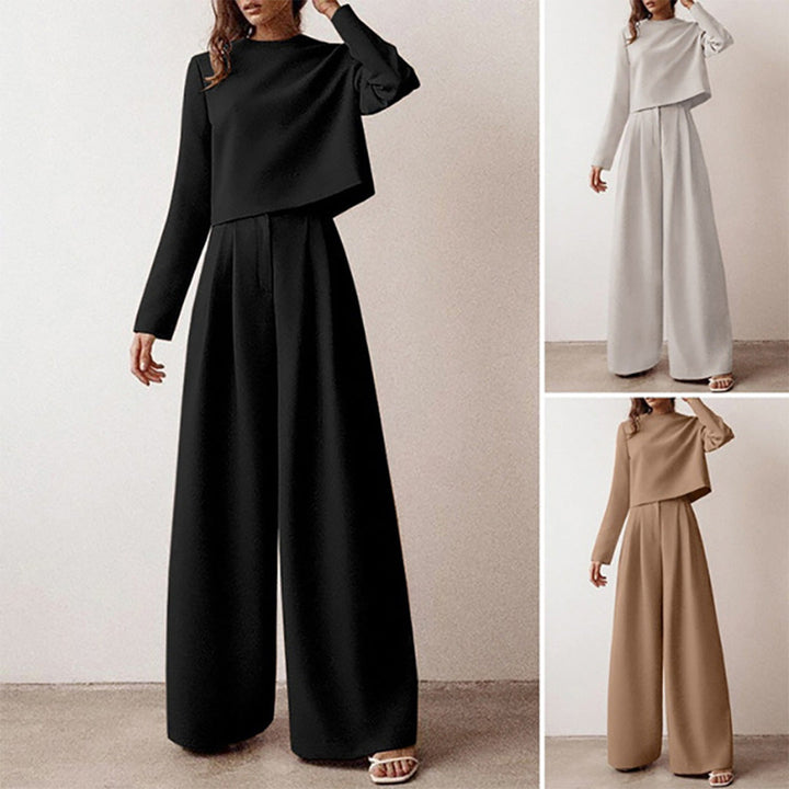 KAMIYAH - Stylish palazzo set with two legs, combining elegance and comfort for everyday wear