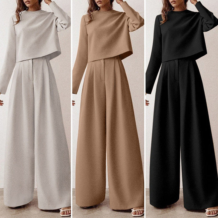 KAMIYAH - Stylish palazzo set with two legs, combining elegance and comfort for everyday wear