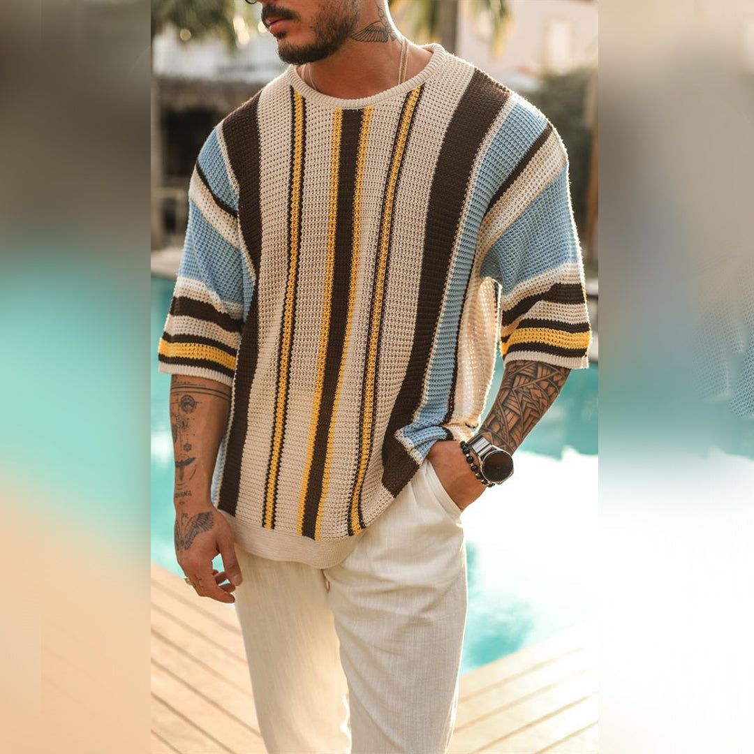 Modern fashion elegance: MAVERICK knitted shirt