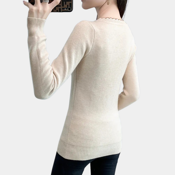 Elegant and classic women's jumper - Arabesque Style