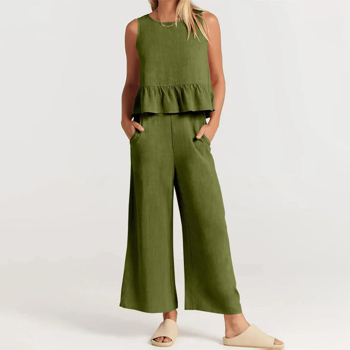 ALINA - Elegant two-piece summer set for sophisticated style