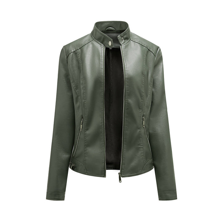 The classic SLAVKA leather jacket: an enduring elegance that will highlight your unique style