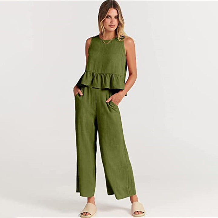 ALINA - Elegant two-piece summer set for sophisticated style