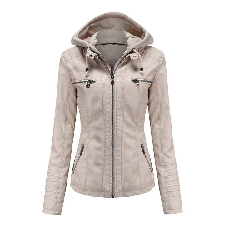 Stylish leather jacket for women - BARBARA