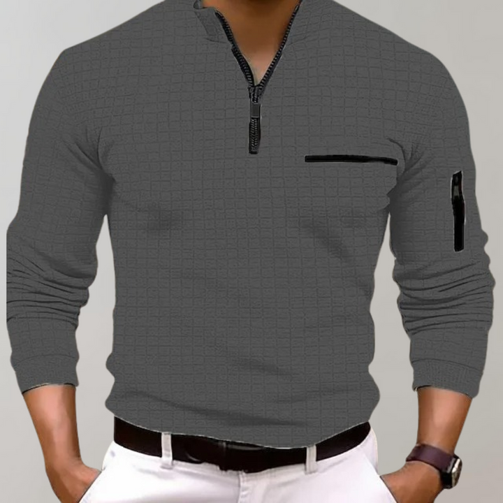 Stylish men's polo shirt with fashionable collar - perfect for any occasion!