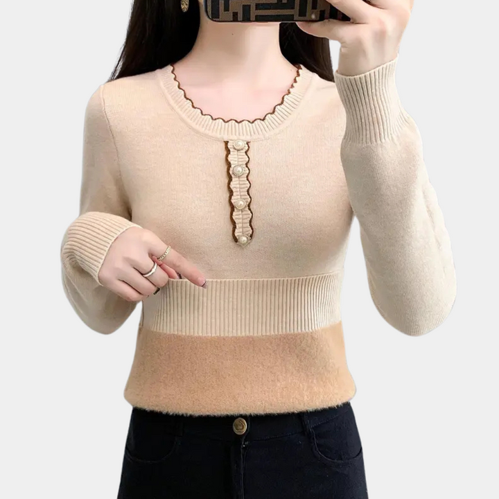 Elegant and classic women's jumper - Arabesque Style