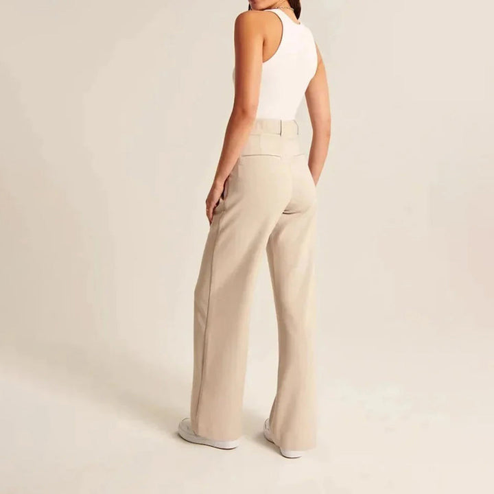 CELINA - Stylish high-waisted trousers with a perfect fit