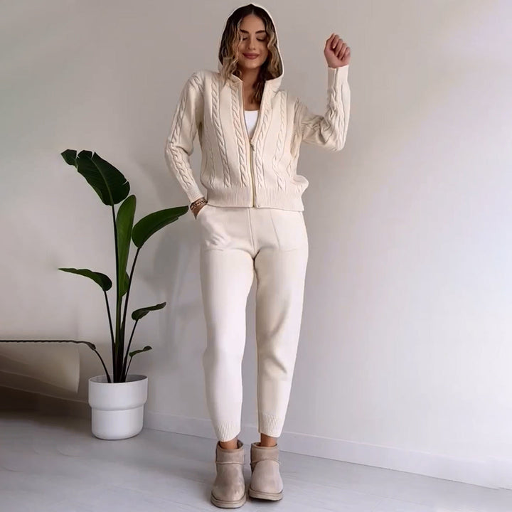 Stylish and elegant set: fashionable jacket and trousers MANAHIL