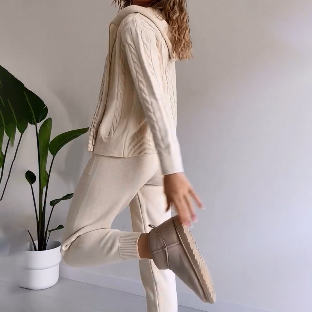 Stylish and elegant set: fashionable jacket and trousers MANAHIL