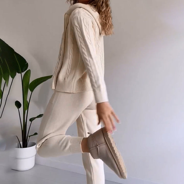 Stylish and elegant set: fashionable jacket and trousers MANAHIL