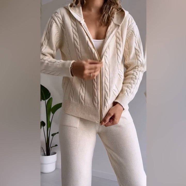 Stylish and elegant set: fashionable jacket and trousers MANAHIL