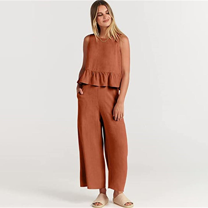 ALINA - Elegant two-piece summer set for sophisticated style
