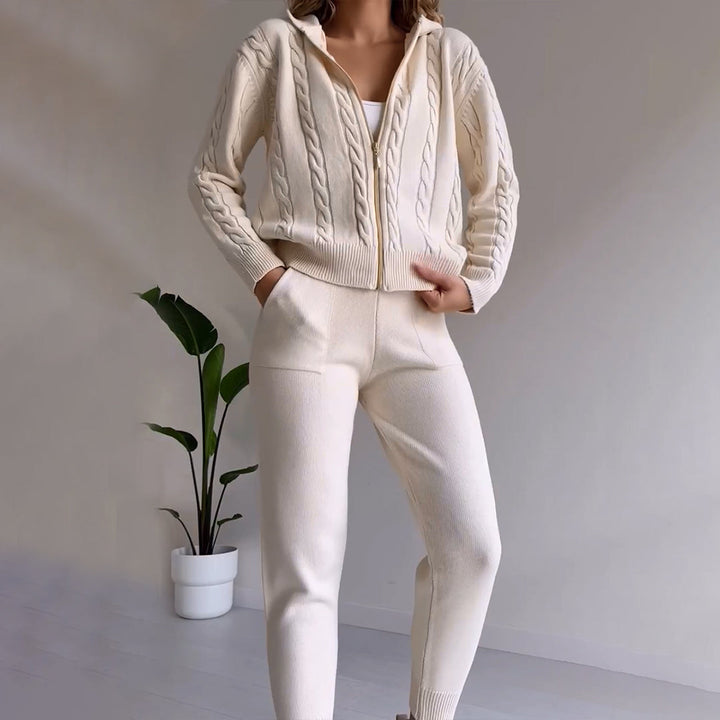 Stylish and elegant set: fashionable jacket and trousers MANAHIL