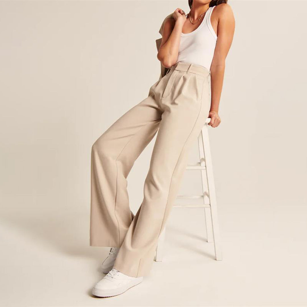 CELINA - Stylish high-waisted trousers with a perfect fit