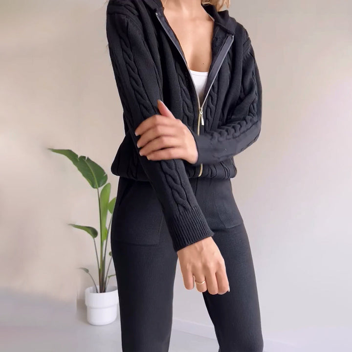 Stylish and elegant set: fashionable jacket and trousers MANAHIL
