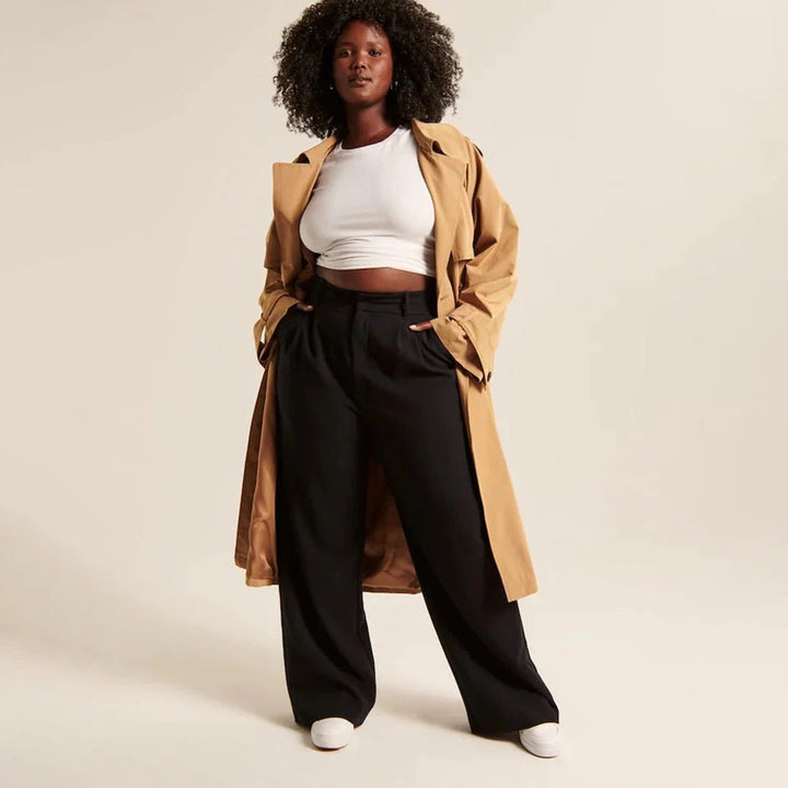 CELINA - Stylish high-waisted trousers with a perfect fit