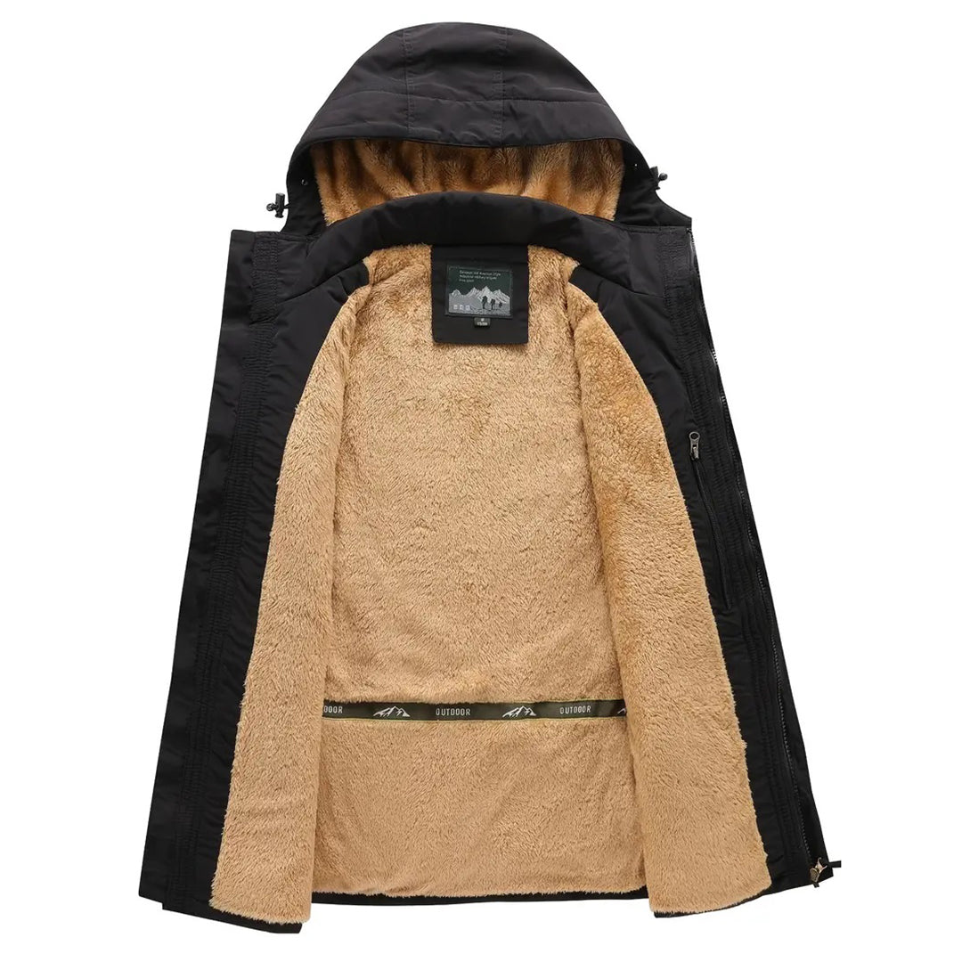 Elegant FRANCIS men's winter coat with detachable hood - the perfect combination of comfort and style!