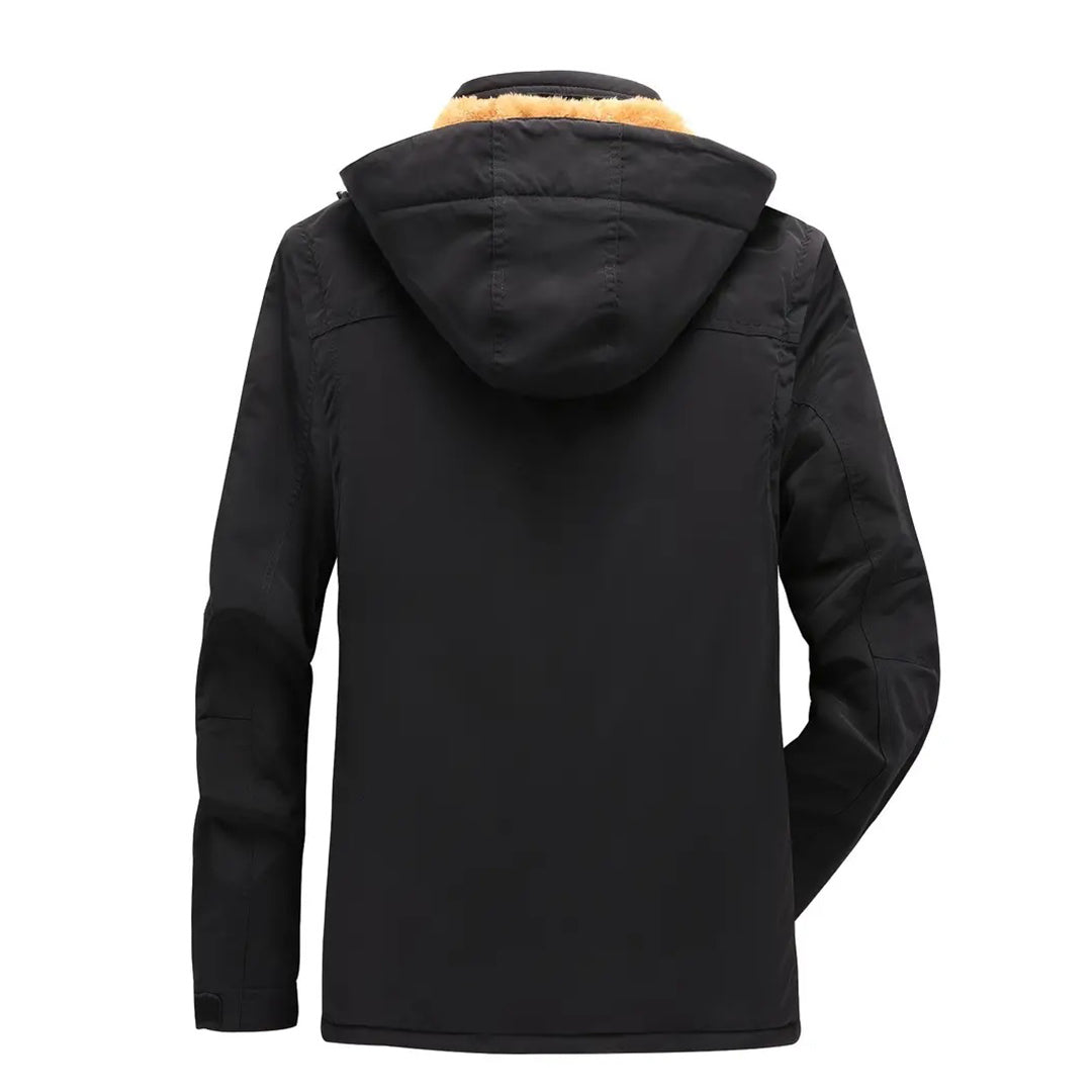 Elegant FRANCIS men's winter coat with detachable hood - the perfect combination of comfort and style!
