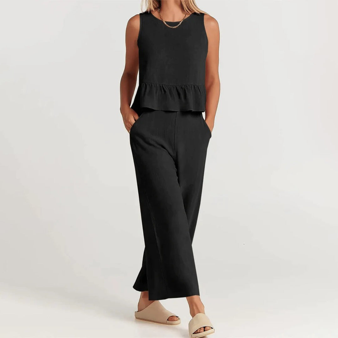 ALINA - Elegant two-piece summer set for sophisticated style