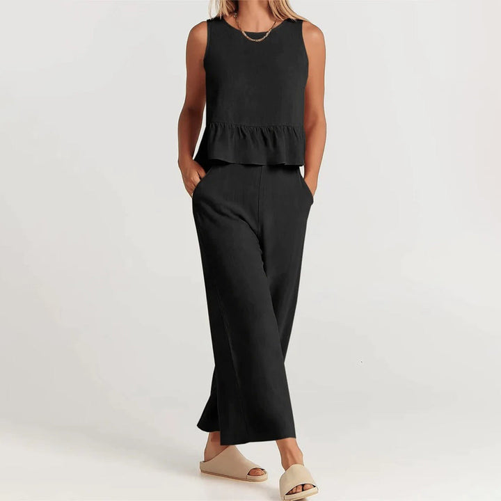 ALINA - Elegant two-piece summer set for sophisticated style