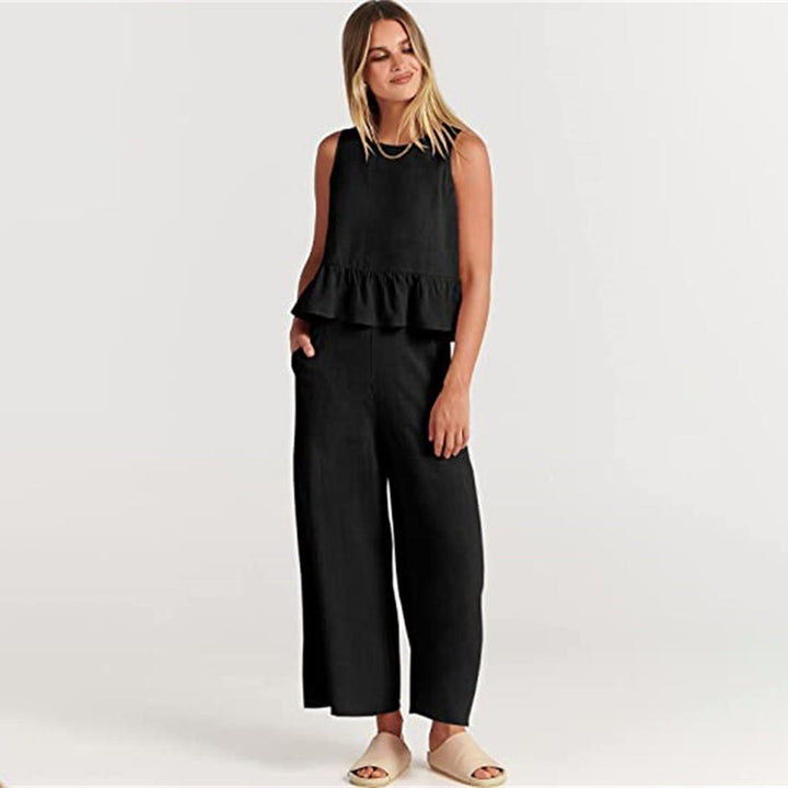 ALINA - Elegant two-piece summer set for sophisticated style