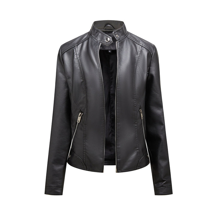 The classic SLAVKA leather jacket: an enduring elegance that will highlight your unique style
