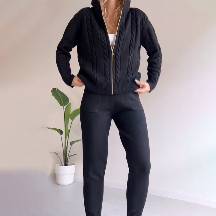 Stylish and elegant set: fashionable jacket and trousers MANAHIL
