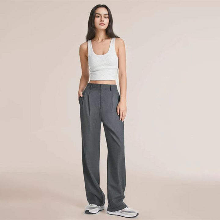 CELINA - Stylish high-waisted trousers with a perfect fit