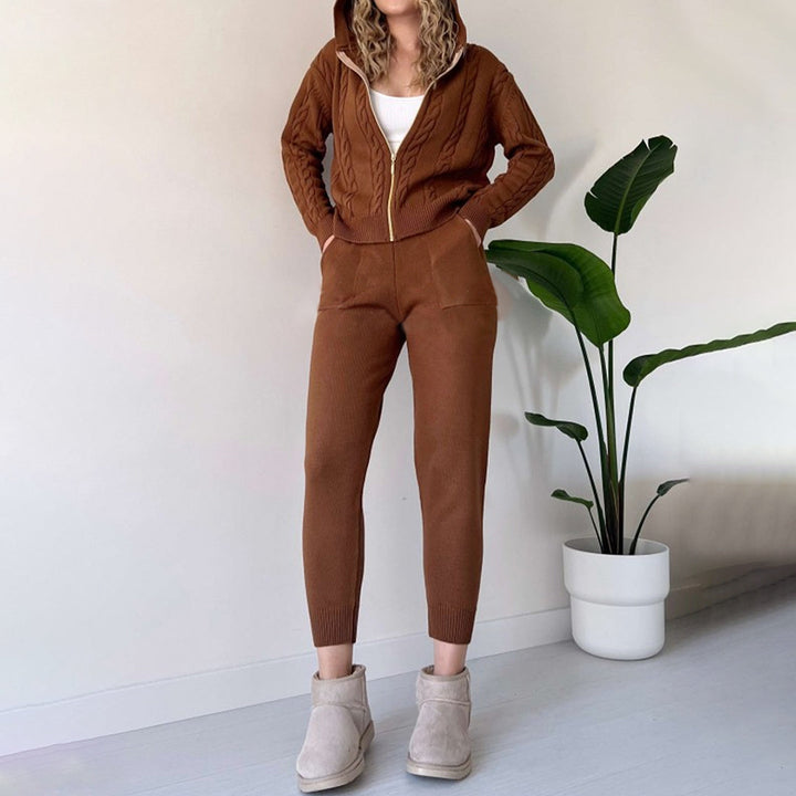Stylish and elegant set: fashionable jacket and trousers MANAHIL